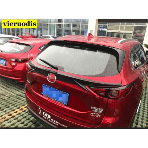 ABS Plastic Material Unpainted Color Rear Trunk Wing Lip Spoiler Car Accessories Fit For Mazda CX-5 CX5 2014 2015 2016 2017 2018