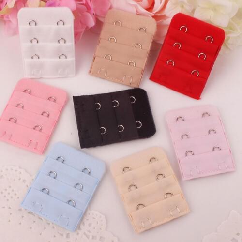 Underwear intimate accessories extended adjustment breast wide buckle for bra Big extender 2 hooks hook and eye tape hasp 1.9cm