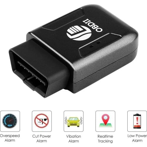 OBD2 GPS Tracker Car Tracker Real-time GSM Tracking Device TK206 Geo-fence Over-speed Vibration Move Alarm Web APP Tracking