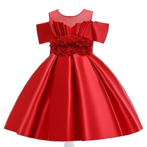 2021 Fashion Baby Girl Dress Children Dress Banquet Party Show Evening Dress Wedding Dress Embroidered Princess Dresses Vestidos