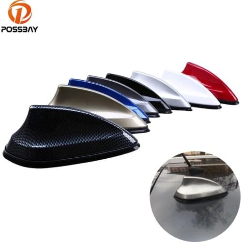 POSSBAY Car Antenna Shark Fin Antenna Radio FM Signal Aerials for VW Polo Citroen C4 Chevrolet Cruze Nissan Qashqai Opel Astra H