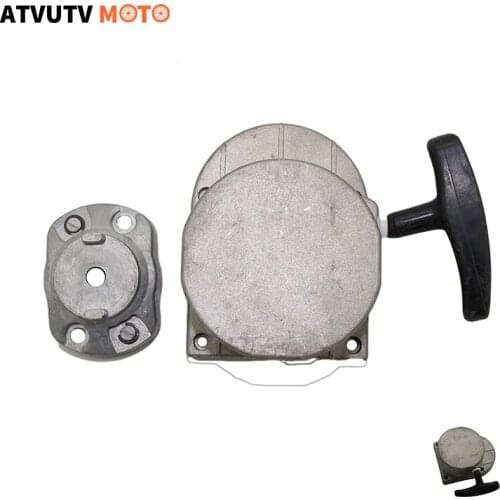 Alloy Pull Starter Pull Recoil Starter For 49cc 66cc 80cc Engine Motorized Bicycle Push Bike Mini Moto Dirt Kids ATV