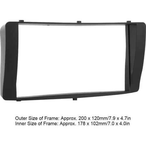 2 Din Car Radio Frame Stereo Panel Dash Mounting Installation Trim Kit Fit for BYD F3 2005-2019