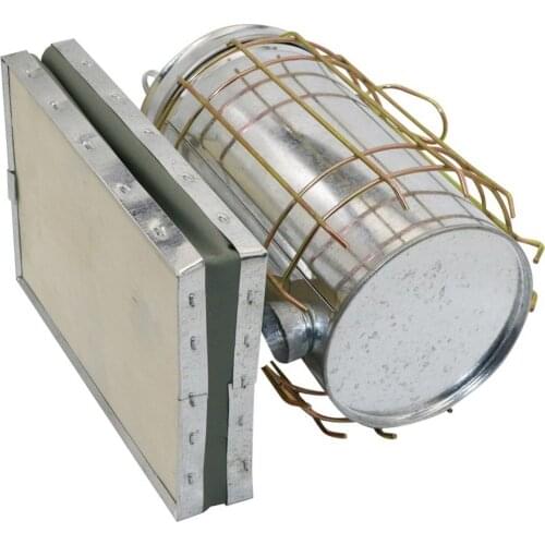 Manual Bee Smoke Emitter Kit Stainless Steel Tip Honeycomb Smoke Sprayer Beekeeping Tool with Anti-scald Heat Shield