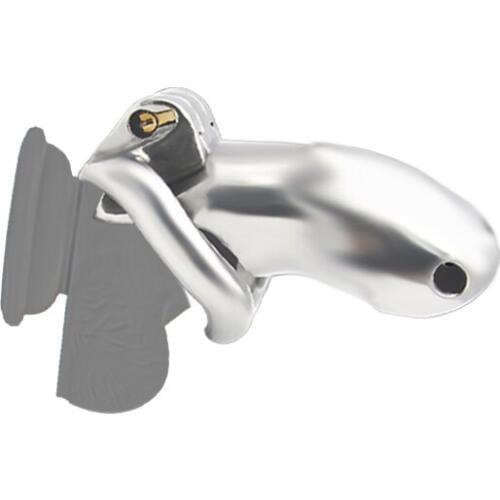 Sex Toys For Men Masturbator Male Penis Cock Ring Stainless Steel Chastity Lock Delay Ejaculation Cockring Erotic Adult Products