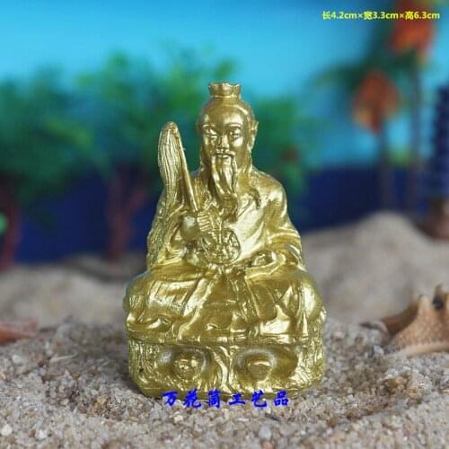 Tai Shang Lao Liu Bo Wen Tai Bai Jin Xing Taoist Resin Decoration
