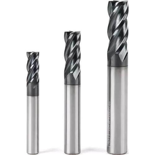 Tungsten-cobalt alloy HRC50 4 slot 6mm 8mm 10mm 12mm 14mm hard alloy tungsten steel milling cutter end mill face milling cutter