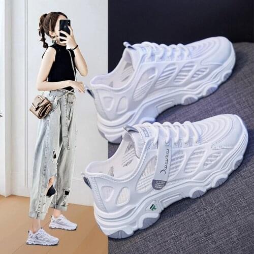 Women Sneakers Autumn Leather Light White Sneaker Female Platform Vulcanized Shoes Spring Casual Breathable Sports Shoe
