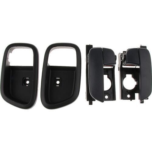 1 Pair Rear Right & Left Interior Door Handle For 2007-2011 Hyundai Accent