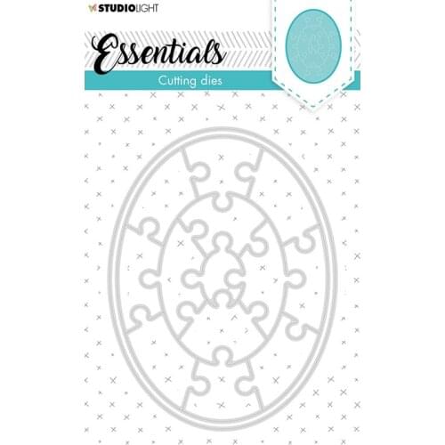 2021 AliliArts Metal Cutting Dies Oval puzzle diy Scrapbooking Photo Album Decorative Embossing PaperCard Crafts Die