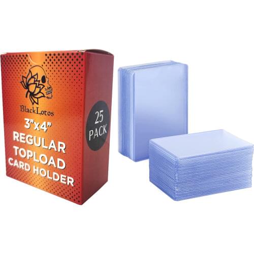25/pack 35PT Card Holders Sleeves Protect Card toploader flexibility Rating Card PSA Paster Protect for Football/Baseball Star
