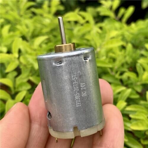 385-2073 DC Micro Motor 12V 24V Carbon Brush Motor Hair Dryer Hot Air Gun Electric Motor Drilling Machine Small Appliance