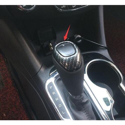 ABS accessories styling For Chevrolet Malibu XL 2016 2017 Car gear shift knob handle cover trim