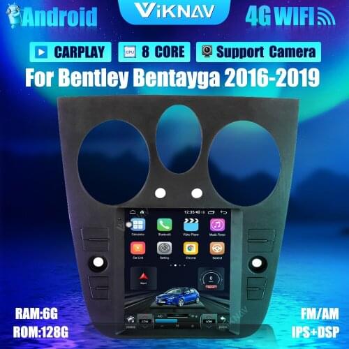 9.7 inch Android car radio DVD Multimedia Player For Bentley Bentayga 2016-2019 Car GPS Navigation head unit Stereo receiver