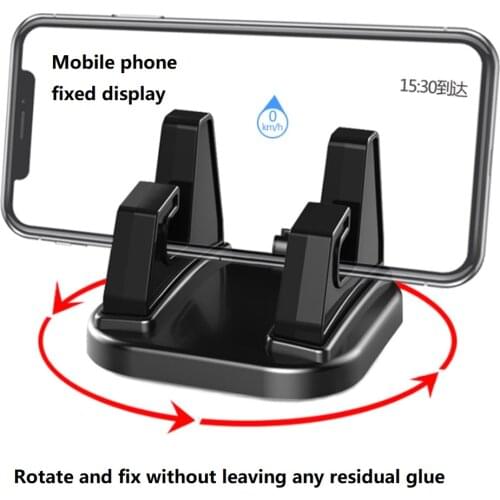 360 Degree Rotate Car Cell Phone Holder for iPhone Samsung Mobile Phone Stand Universal Stand Mount Bracket Car Accessories