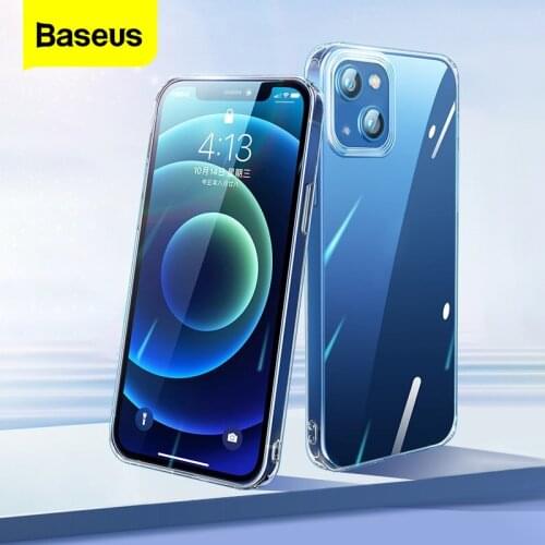 Baseeus Phone Case For iPhone 13 Pro Max Cover Clear Transparent Back Case Cover For iPhone 2021 13Pro Phone Shell Coque Fundas