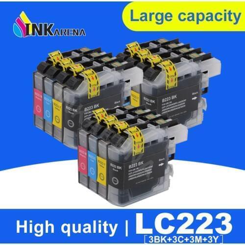 Ink Cartridge For Brother LC223 Full Ink For J5720DW J480DW J680DW J880DW DCP J4120DW J562DW Printer Cartridge LC223 With Chip