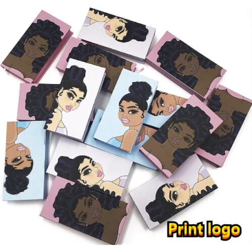 GIRL Eyelash Packaging Wholesale Colorful Rectangle Lashes Case New Lash Boxes Bulk 25mm Mink Lashes packaging Box makeup