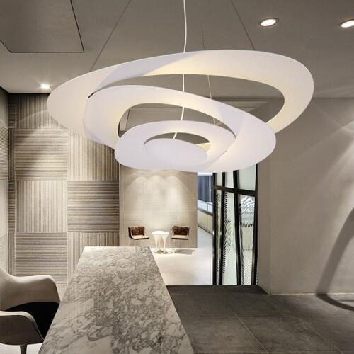 DIY 65cm White Color Hardware Modern Led Pendant Lights For Dining Kitchen Room Foyer Home Dec AC85-265V Hanging Pendant Lamp