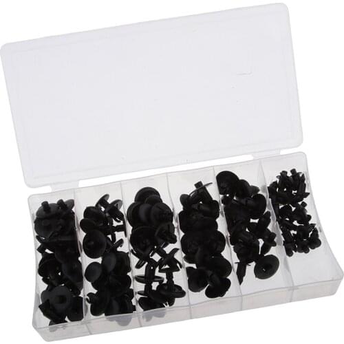 Car Motorcycle Bike Retainer Clips Nylon Fasteners Kit Auto Fastener Clips M6 M7 M8 Sizes Car Push Pin Rivet Trim