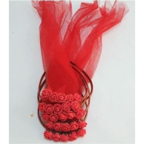 10 pcs Henna Night Henna Veil Crown Bridesmaid Crown wedding marriage henna night accessory elegant red color women bride groom