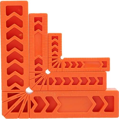 DIYWORK Angle Measuring Tool Assist Positioning Tool 3" 4" 6" Carpentry Right Angle Ruler Right Angle Locator Square Ruler