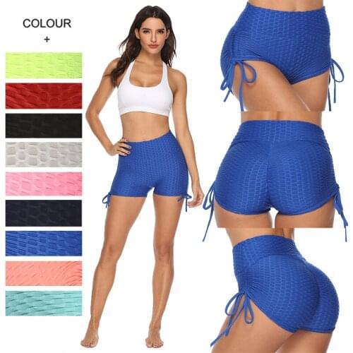 High Waist Seamless Short Leggings New High Elasticity Yoga Shorts Gym Push Up Sport Leggins Women Fitness Running Tight Shorts