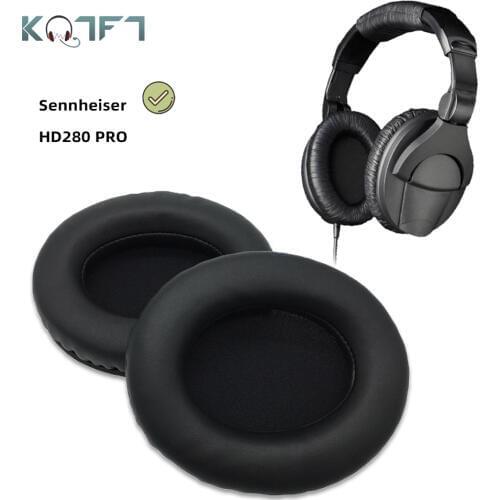 KQTFT 1 Pair of Replacement Ear Pads for Sennheiser HD280 PRO HD-280 HD 280 Headset EarPads Earmuff Cover Cushion Cups