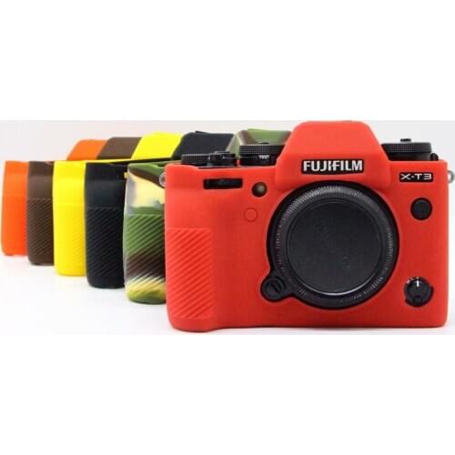 Nice Soft Silicone Rubber Mirrorless System Camera Protective Body Cover Case Bags for Fujifilm XT3 XT-3 XT100 XT10 XT20 XA5