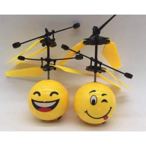 Flying Ball LED Luminous Kid Flight Balls Electronic Infrared Induction Aircraft Remote Control Toys Magic Sensing Helicopter