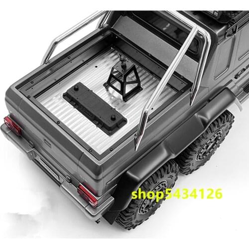 Stainless Steel Modification Cargo Bucket For 1/10 Rc Car Traxxas Trx6 Toys Mercedes G63 6X6 Radio Control Remote Electric Truck