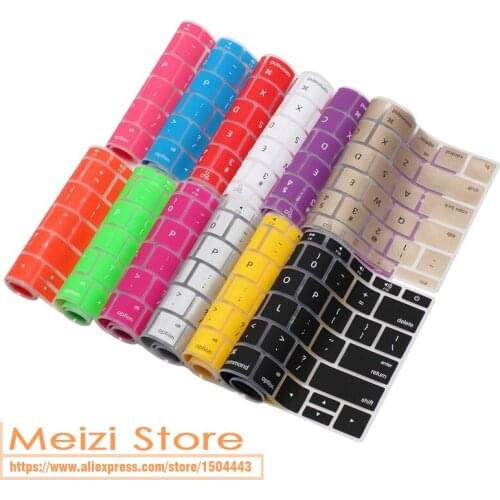 Keyboard Cover For Apple Macbook Air 12 2015 New Silicone Skin Protector Us Version 2016 2017 For Macbook Retina 12 Air 12 Inch