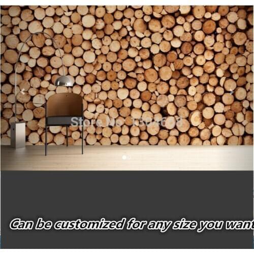 Custom retro wallpaper,3D wood texture against true wall painting for bedroom living room kitchen wall waterproof PVC wallpaper