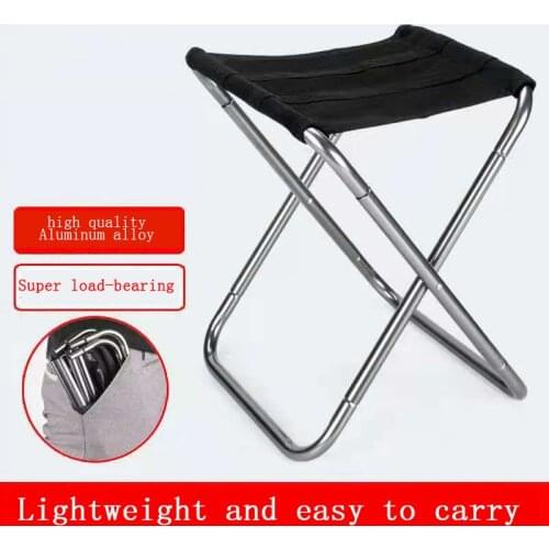Banco dobrável portátil, banco dobrável, banco de viagem ao ar livre, banco dobrável de pesca, fácil de transportar