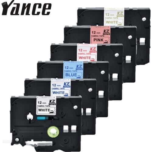 Fabric Iron-on Label TZe-FA231 TZe-FA3 Compatible for Brother P touch Label Printer brother PT-E100B 12mm*3m Fabric label Tape