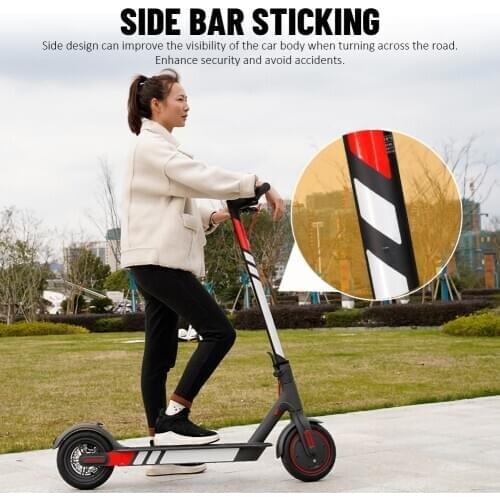 Front Rear Wheel Tyre Cover Protective Shell Reflective Sticker For Xiaomi M365 Electric Scooter Skateboard Parts