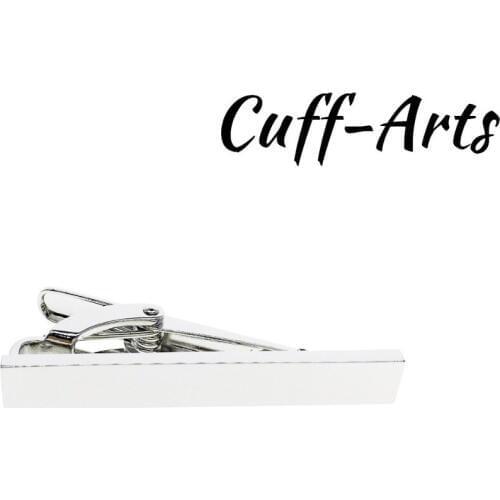 Tie Clip For Men Classic Men Short Tie Clip 40mm Silver Color Male Business Gift for Mens Jewelry by Cuffarts T20021