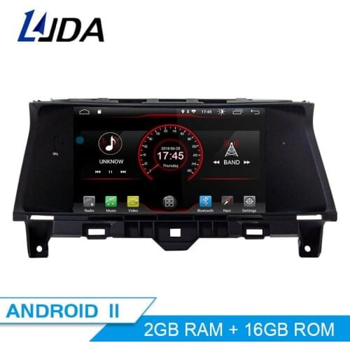 LJDA 1 Din Android 10.0 Car Radio For Honda Accord 2008-2015 WIFI Car Multimedia Player Stereo GPS Navigation DVD IPS Auto Audio