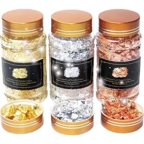 Glitter Flake Foil Chips Nail Art Paper Sheet DIY Crafts Epoxy Filling Material Decorating