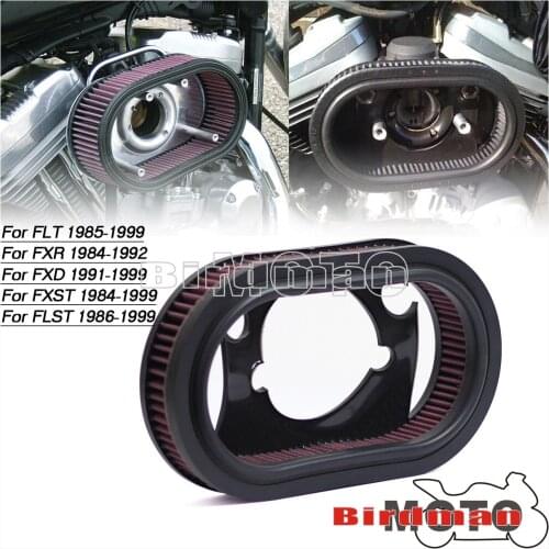 Motorcycle Red Intake Air Cleaner Air Filter for Harley Dyna Softail Tour Glide Super Glide Heritage FLT FXR FXD FXST FLST 84-99