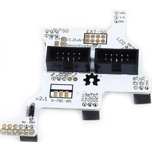 Engraving Machine Smoothieboard 5X V1.1 GLCD Adapter Screen Display Board for 3D Printer JR Deals