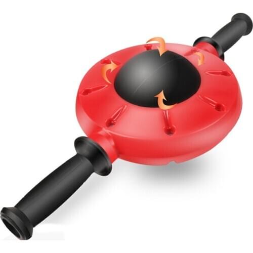 Abdominal Wheel 360-degree All-round Abdomen Muscle Strengthen Roll Ab Wheel Roller Men Women Home Gym Fitness Equipment