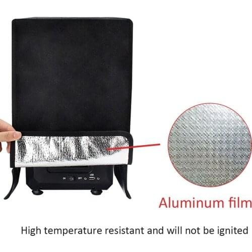 3D Printer Enclosure Protective Cover Insulation Blackout Warm Dustproof 3D Printer Shell Tent for LD-002R LD-002H WanHao D7 D8