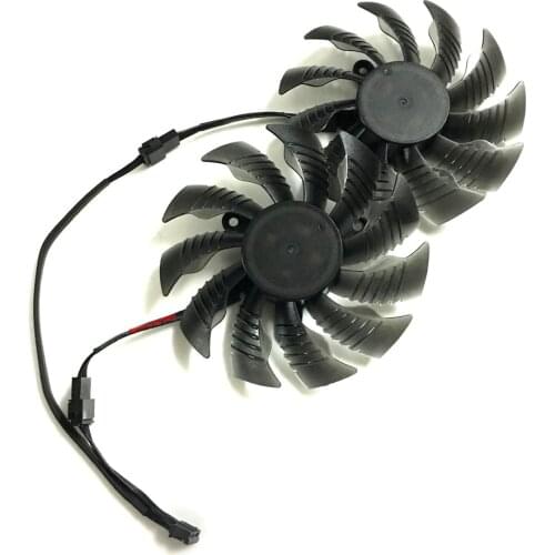 2pcs/lot GPU cooler Graphics card fans for REDEON R9 390X GIGABYTE GV-R939XG1 GAMING-8GD GV-R939G1 GAMING-8GD video card cooling