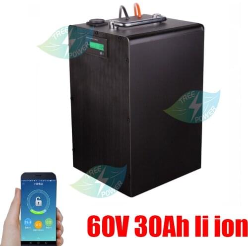 60V 30AH Scooter motorcycle Ebike Lithium Battery 3000W BMS 60V Battery