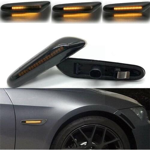 12V Flashing Car Turn Signal Lights Lateral Side Marker E92 Accessories E90 Indicator LED Strobe E82 E88 Lamps For BMW E46 O5A0
