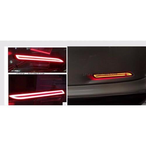 For Toyota Camry 2009 - 2014 Multi-functions Car Tail Light LED Rear Fog Lamp Bumper Light Auto Bulb Brake Light Reflector
