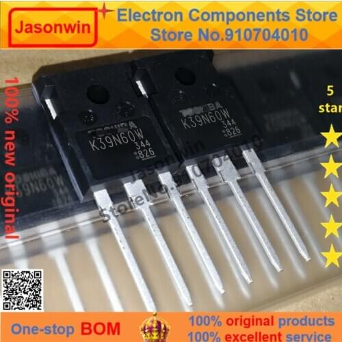 100% nuevo 50 unids/lote original MOSFET K39N60W TK39N60W 600V 38.8A TO-247 MOS Transistor