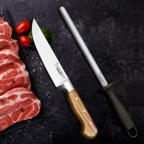 Lazbisa Kitchen Knife Set Meat Mincer Fruit Vegetable Knife Row Armor Sharpening