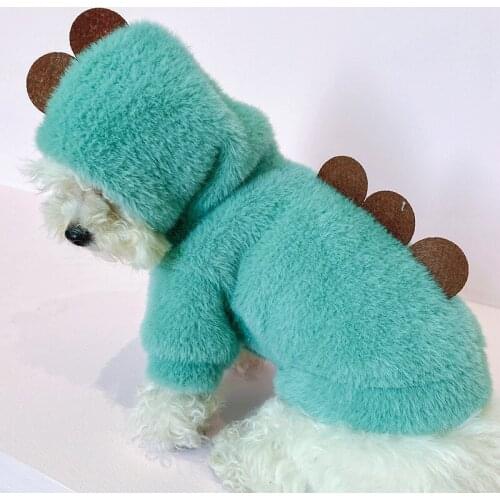 New Fashion Pet Dog Clothes Winter Dog Hoodie Dog Clothes for Small Dogs Winter Pet Dog Velvet Coat Jacket Puppy Clothes